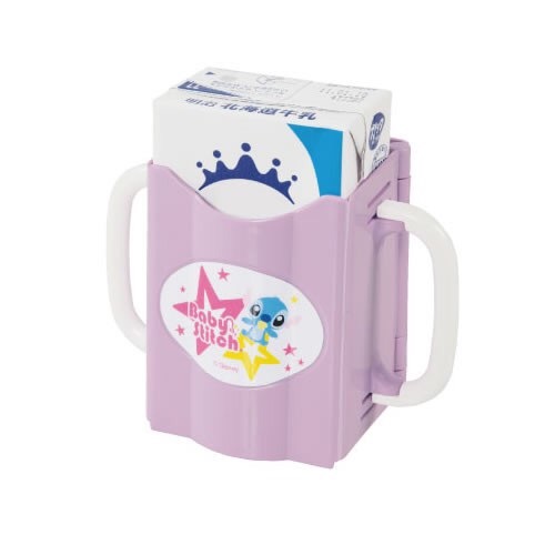 กล่องป้องกันการบีบกล่องเครื่องดื่ม Combi / Skater Baby Drink Holder (Disney Baby Stitch)
