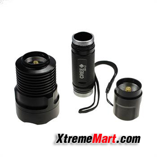 ไฟฉาย UltraFire C12 Cree XM-L2 5-Modes Memory LED Flashlight - Black (18650)