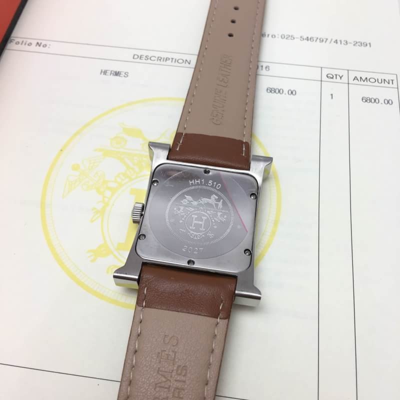 นาฬิกา hm heure h men watch ผู้ชาย สายหนัง