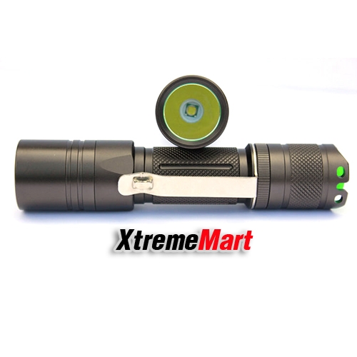 ไฟฉาย SupFire A6 high power rechargeable tactical handle led flashlight (BLACK)
