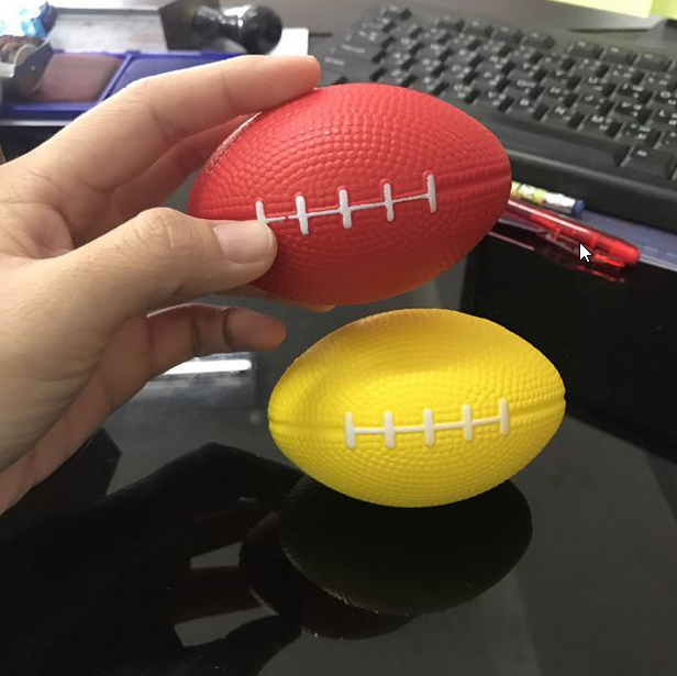 พร้อมส่ง**บอลบริหารมือลูกรักบี้ ลูกบอลฝึกมือ Soft Ball