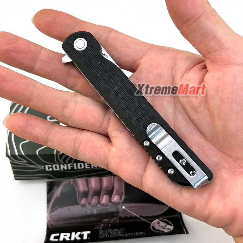 มีดพับ CRKT รุ่น 3810 Plain Blade Folding Pocket Knife ด้ามสีดำ (เล่มละ)