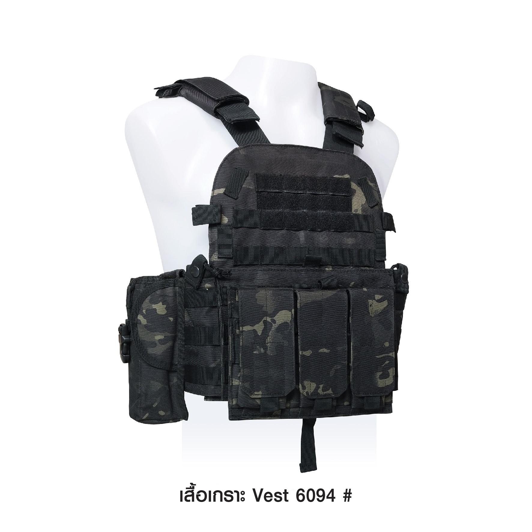 🇹🇭⫸ เสื้อ Vest #6094 ผ้า 600D