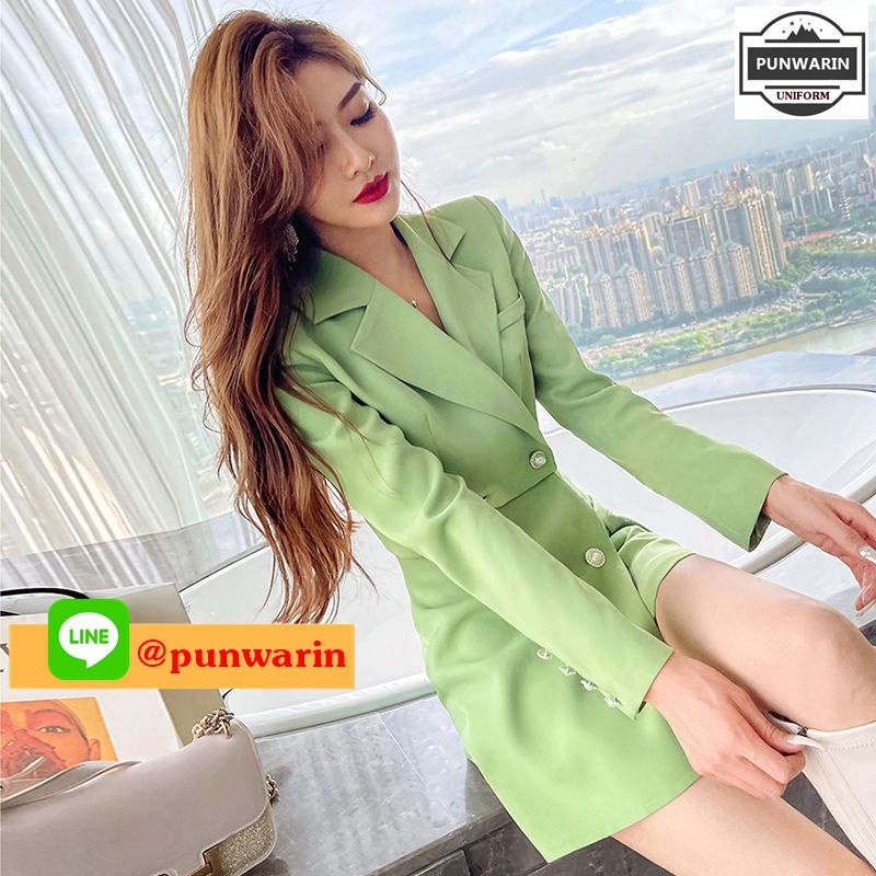 ชุดลำลองวันสบายๆ สาวเกาหลีวัยทำงานชุดเซทสองชิ้น W6503006 สีภาพ S-2XL