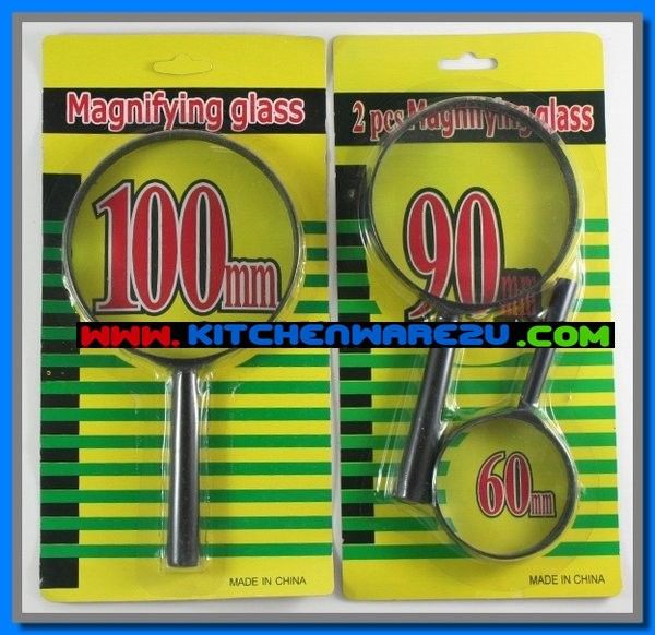 P01544 แว่นขยาย100มม., 1X2. ราคาต่อโหล (180 บ/โหล ส่ง 15 บาท ขายส่งทุกอย่าง 20 บาท