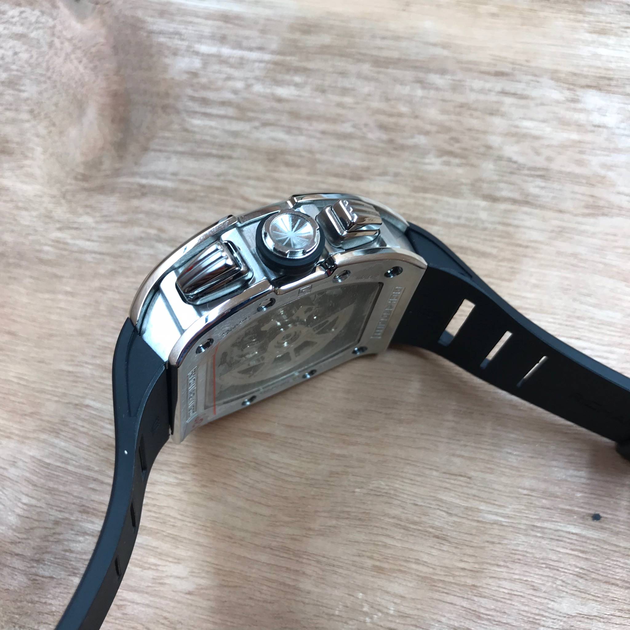 นาฬิกา Richard Mille RM11-FM Silver black - งานเกรด Mirror Swiss