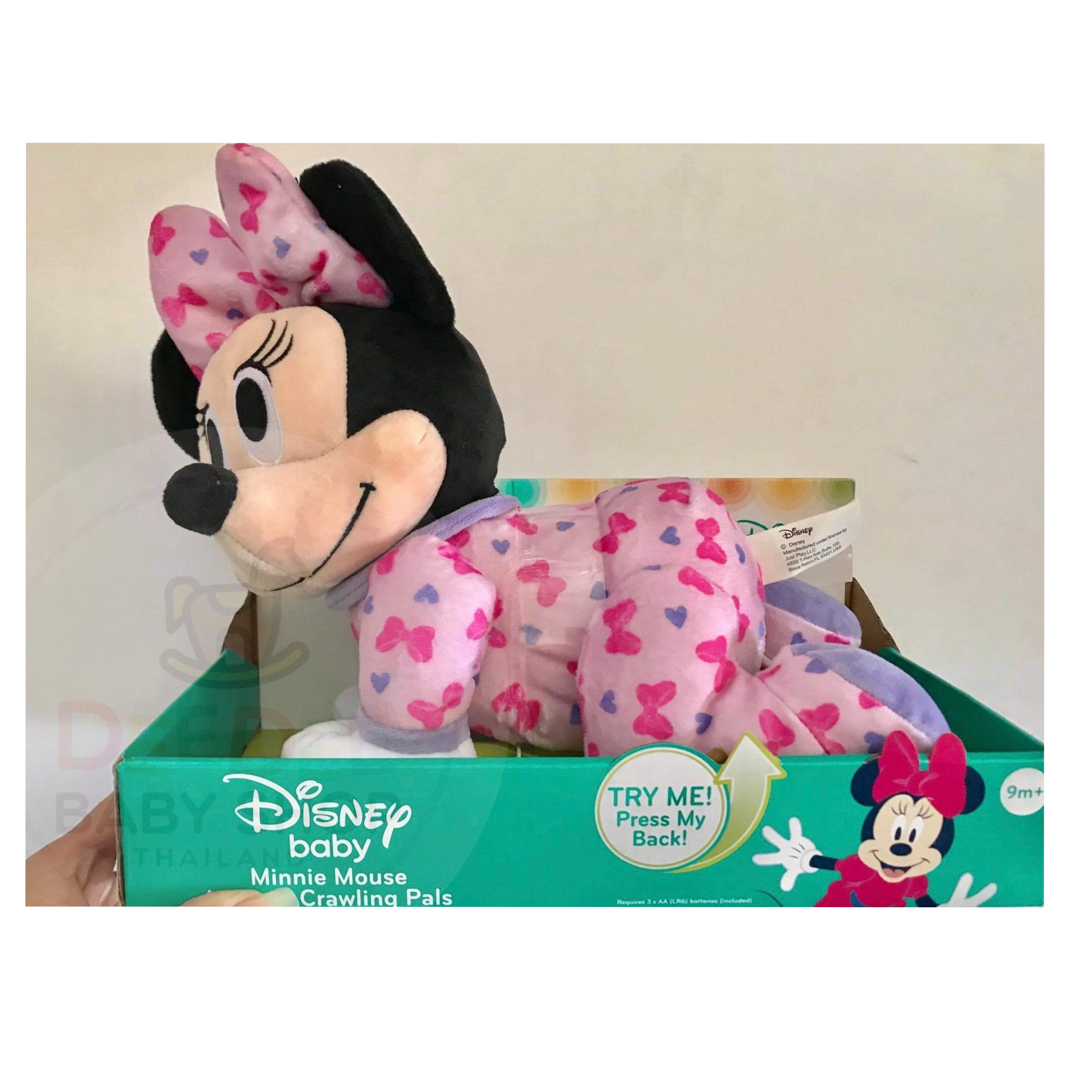 มินนี่เม้าส์ชวนคลาน Fisher-Price Disney Baby Minnie Mouse Musical Touch 'n Crawl