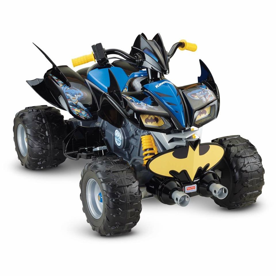 รถแบทแมน ATV แบตเตอรี่ Fisher-Price Power Wheels Kawasaki Batman 12V