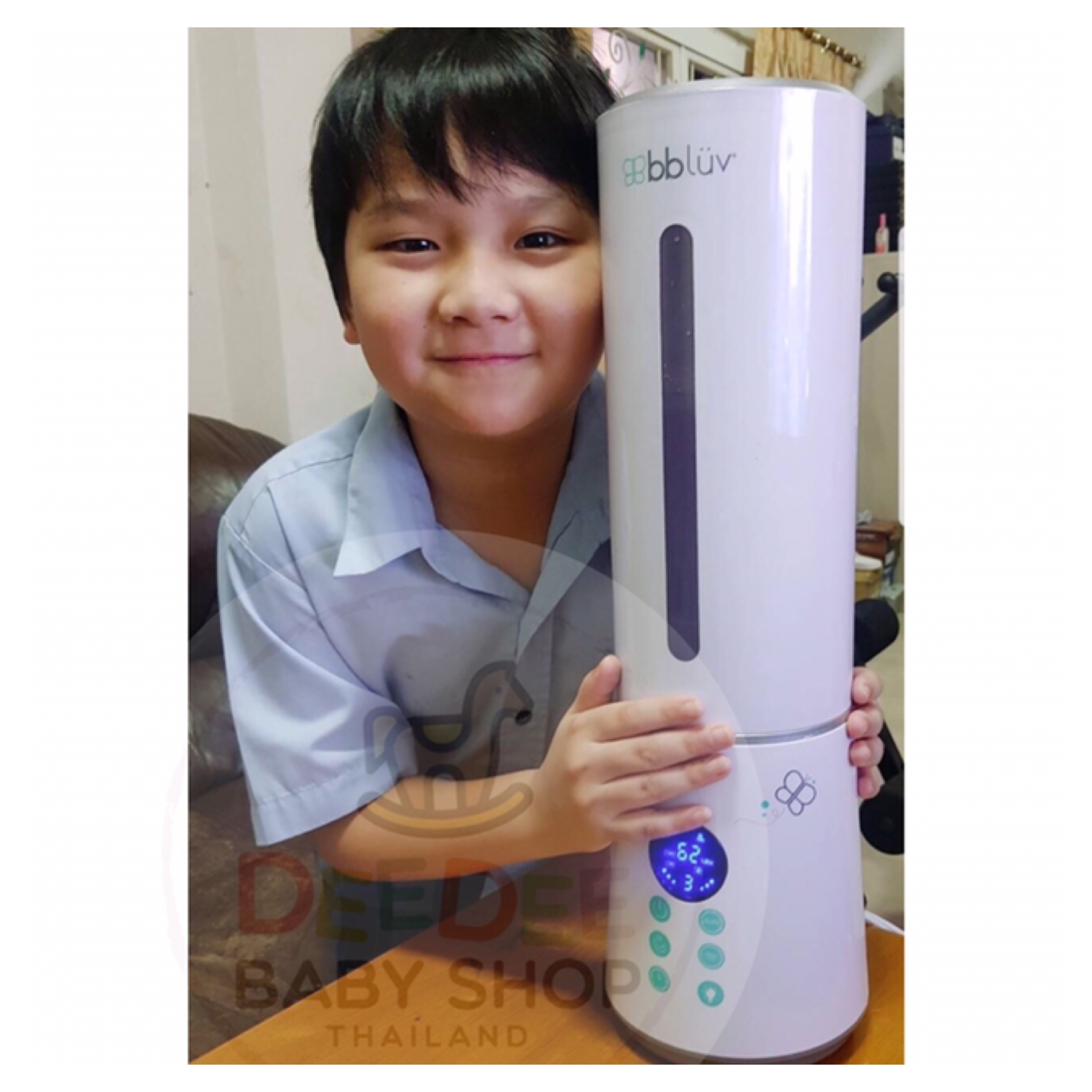 เครื่องฟอกอากาศและสร้างความชื้น bblüv Ümi 2-in-1 Ultrasonic Humidifier & Air Purifier