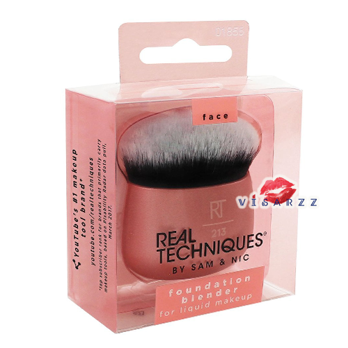 Real Techniques Foundation Blender for Liquid Makeup 213 แปรงลงรองพื้นรุ่นที่ใช้ได้ทั้งเกลี่ย กด และตบ บัฟรองพื้น ชิ้นเดียวได้ผิวเนียนกริบ