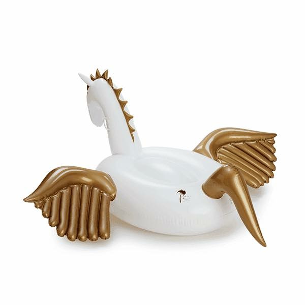 พูลโฟลทเพกาซัส Pool Float Pegasus (White & Gold)