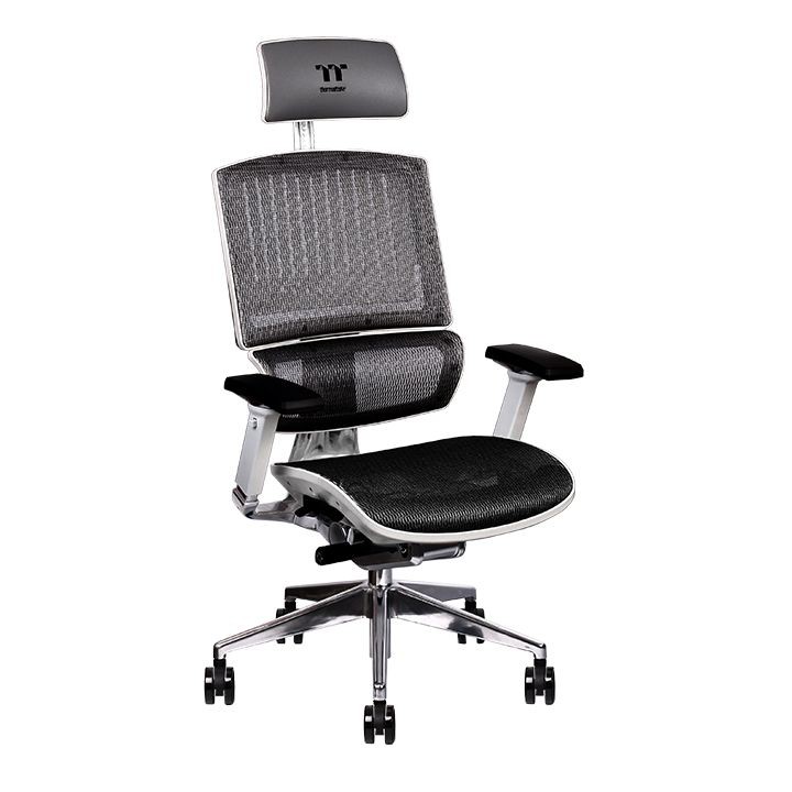 THERMALTAKE CYBERCHAIR E500 WHITE SIZE 4D (GGC-EG5-BWLFDM-01) #GAMING CHAIR (เก้าอี้เกมมิ่ง)