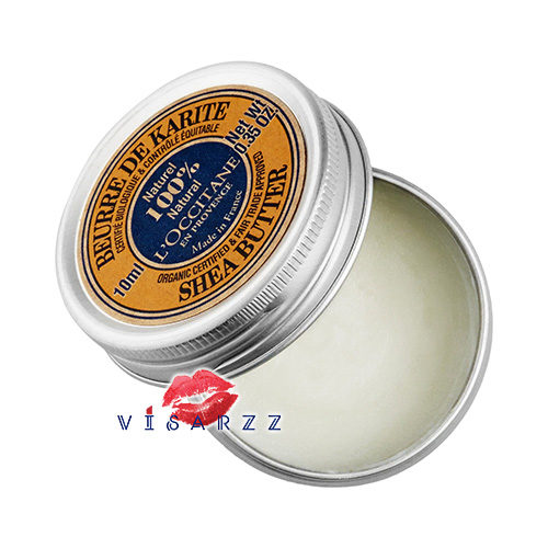 L'Occitane Organic Pure Shea Butter 10mL บาล์มเอนกประสงค์ออร์แกนิกที่เหมาะสำหรับดูแลริมฝีปาก ผิวหนังและเส้นผม