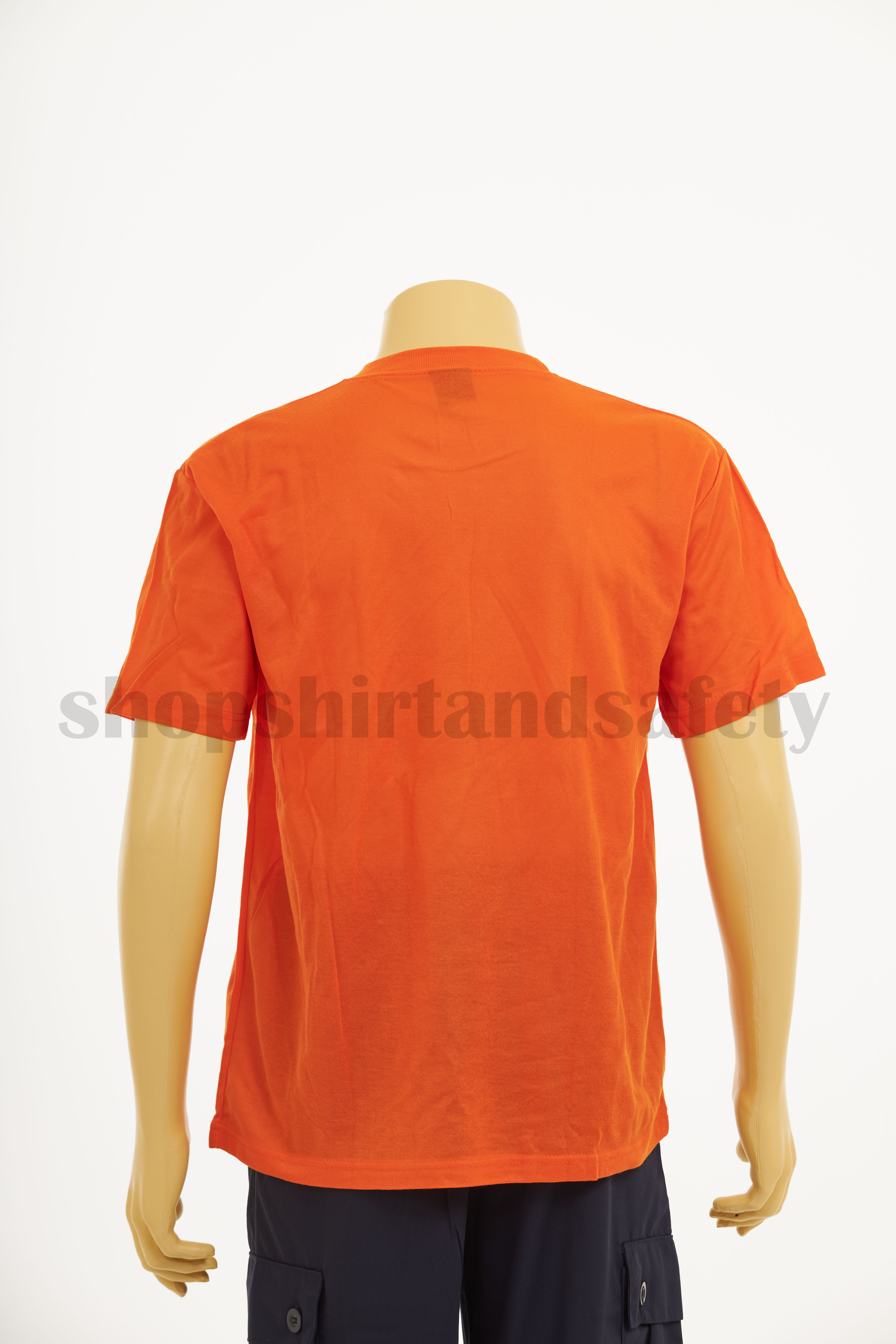เสื้อยืดคนงานคอกลมแขนสั้นพร้อมสกรีน(ค่าสกรีนต่างหาก)
