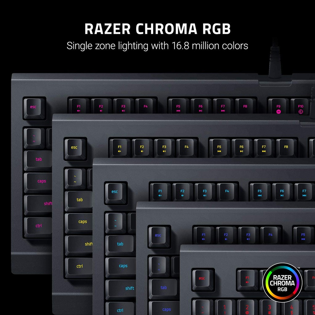 (TH/EN) Razer Cynosa Lite - Gaming Keyboard with RGB (RUBBER DOME SWITCH) #คีย์บอร์ดเกมมิ่ง