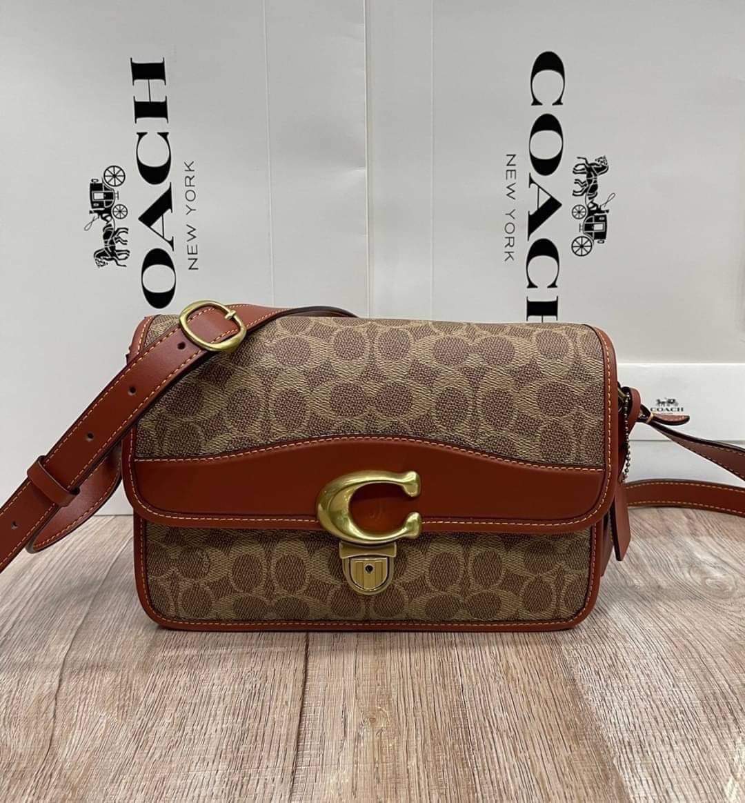 Coach Studio Shoulder Bag In Signature Canvas (แอดไลน์ก่อนสั่งซื้อ)