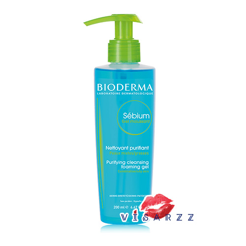 Bioderma Sebium Purifying Cleansing Foaming Gel 200mL เจลล้างหน้าสูตรลดความมันบนใบหน้า กำจัดทุกปัญหาสิวอุดตัน