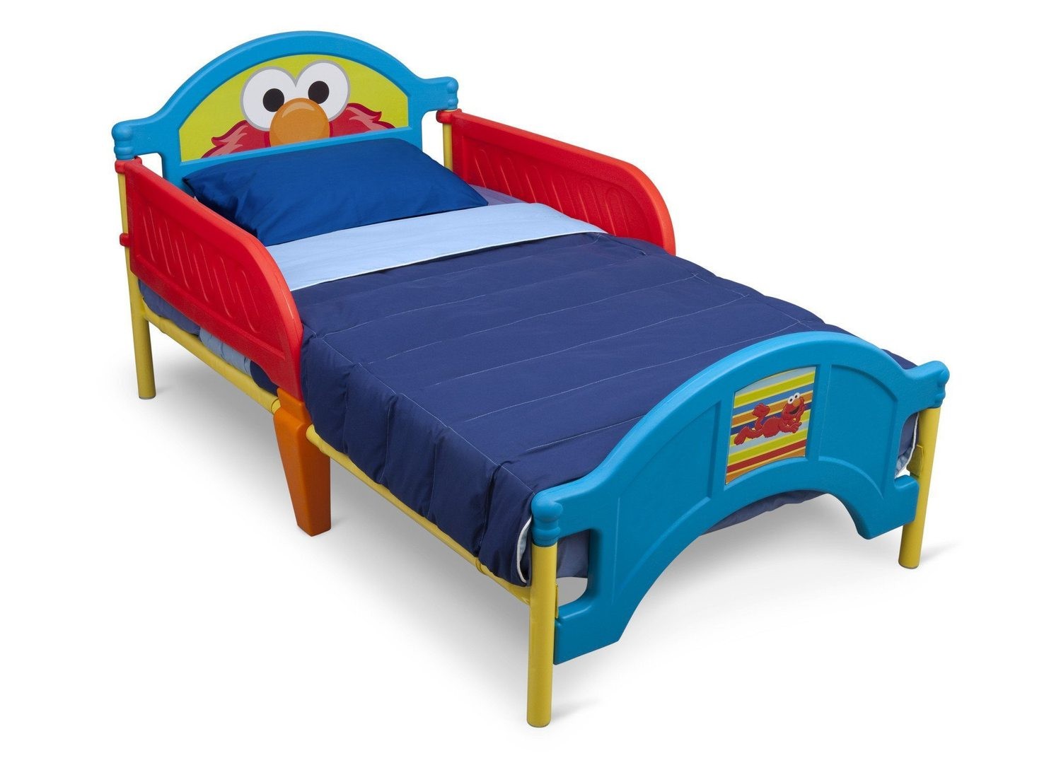 เตียงนอนสำหรับเด็กเล็ก Delta Children Sesame Street Plastic Toddler Bed
