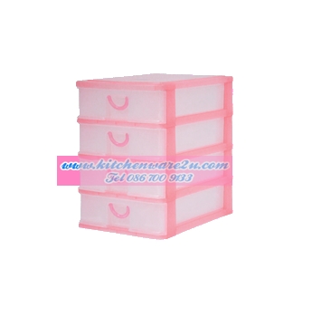 P04173 ลิ้นชักใส่เอกสาร ขนาด A4 4 ชั้น (25*35*36 cm) เกรดเอ No.277-4 ราคาขายส่งต่อ 12 ชุด (ชุดละ 250 บาท)