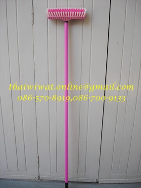 P00066 แปรงขัดพื้นด้ามยาวพลาสติก (ราคาต่อโหล)