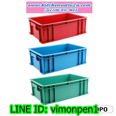 P09813 ลังเหลี่ยมทึบ หนา (23.5 x 35.5 x 12 cm) เกรดบี No.119copo (ราคาส่งต่อ 6 ใบ:เฉลี่ย 170 บ/ใบ)