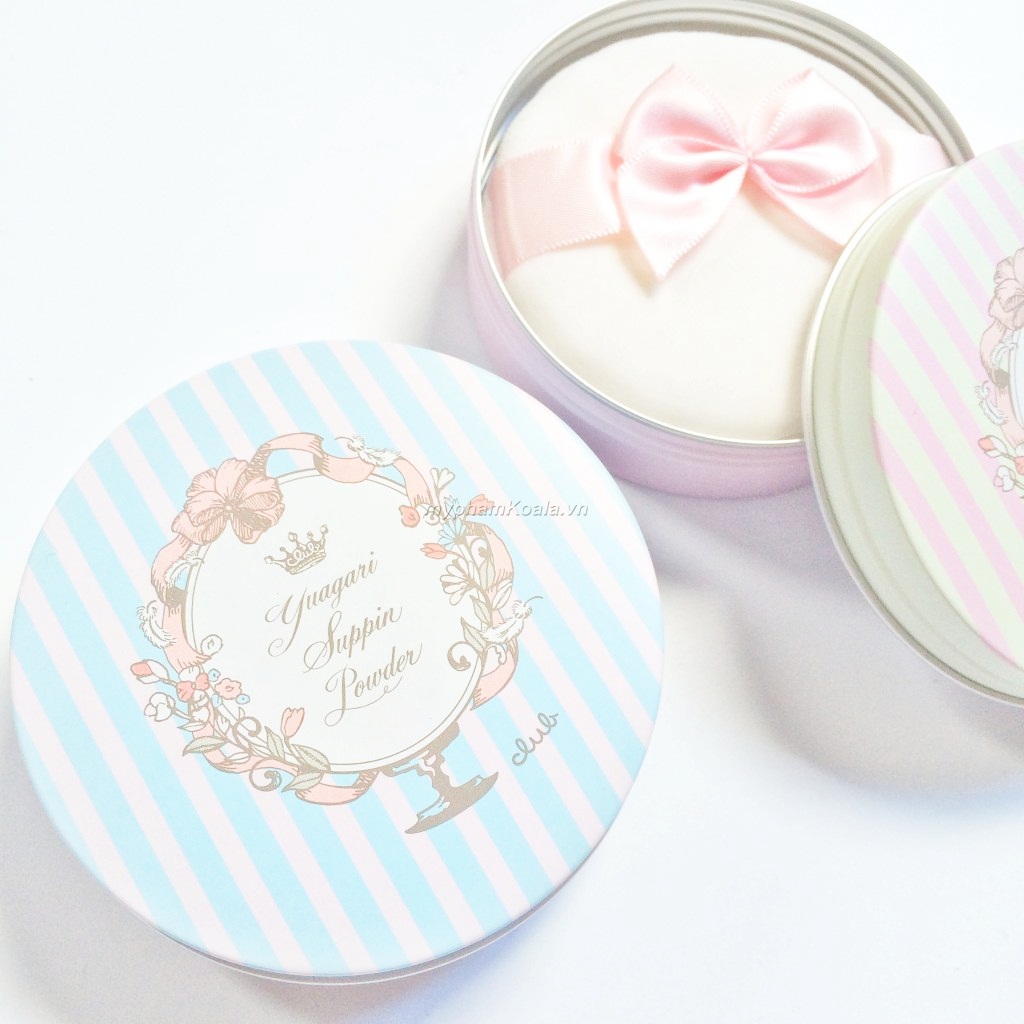 (ตลับฟ้า) Club Yuagari Suppin Powder 26g Pastel Rose คลับซุปปินพาวเดอร์ ผิวแมทเนียนนุ่มลื่นราวกับมาร์ชแมลโลว์ ด้วยแป้งเนื้อเนียนละเอียด ช่วยปกปิดอำพรางรูขุมขน ควบคุมความมัน