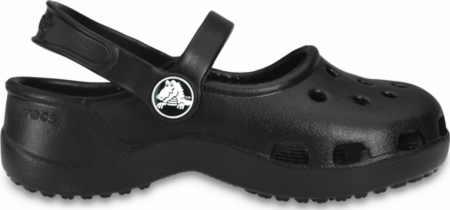 รองเท้า Crocs Girls' Mary Jane สีดำ ไซส์ J1 ของแท้จากอเมริกา