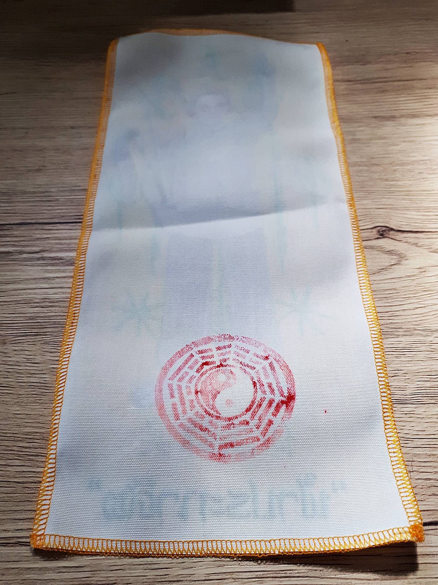 ผ้ายันต์ เซียนแปะโรงสี อาจารย์โง้วกิมโคย วัดศาลเจ้า ปลุกเสกโดย หลวงพี่เก่ง วัดท่าเสา ปี2561