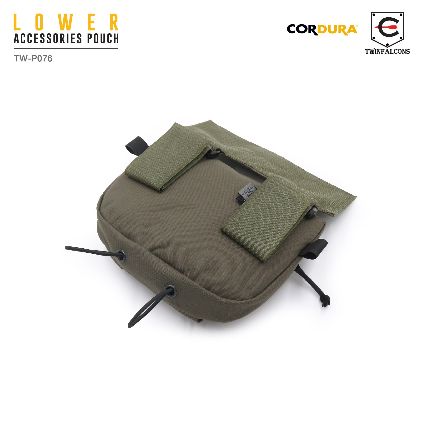 🇹🇭⫸ กระเป๋าเสริมติดเวส Lower Accessories Pouch ( Twinfalcons ) [ TW-P076 ]