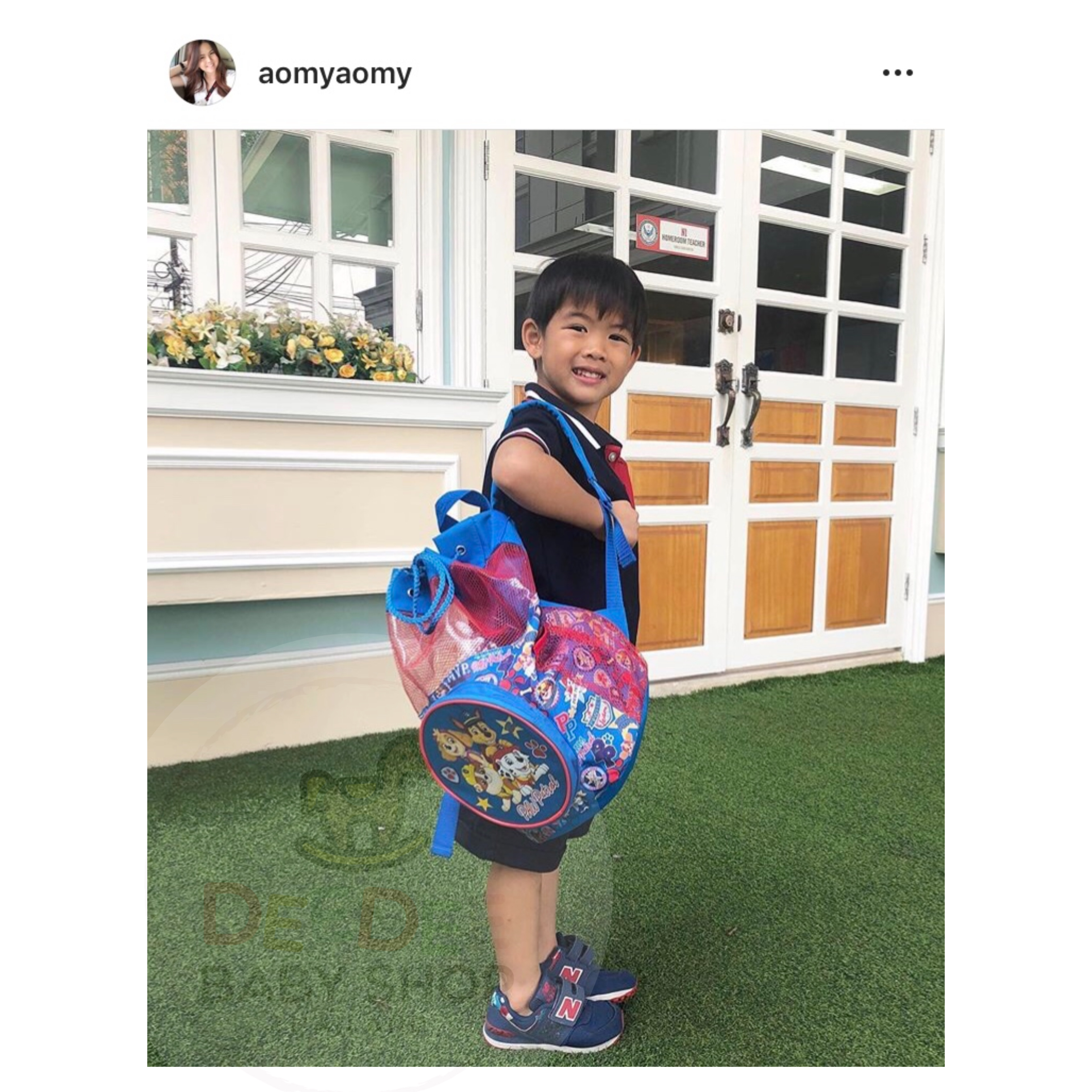 กระเป๋าสะพายเป้กันน้ำ Character UK Paw Patrol Swim Bags for Kids (Blue)