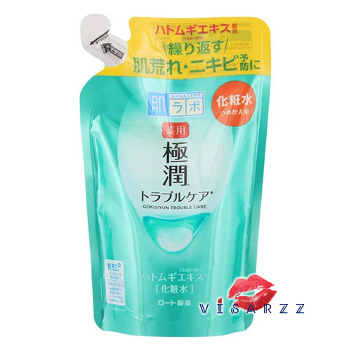(Refill) Hada Labo Blemish & Oil Control Pole Jun Hydrating Lotion Refill 170mL ซองเขียว สูตรเข้มข้นเน้นเรื่องดูแลผู้ที่มีปัญหาสิว