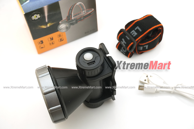 ไฟฉายคาดหัว HD-20 หลอด LED 1000 LUMEN สว่าง ใช้งานง่าย ชาร์จได้ HeadLamp