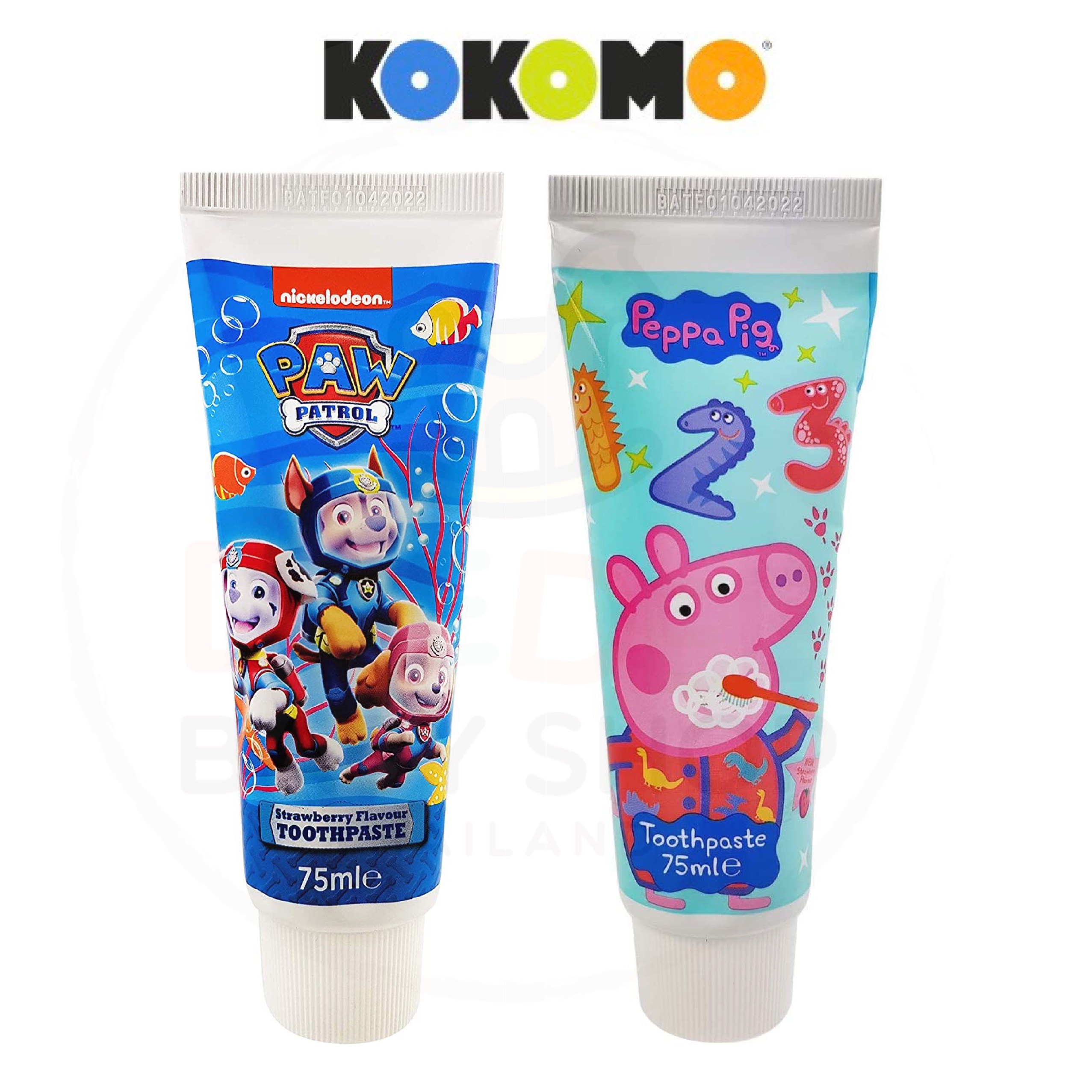 ยาสีฟันผสมฟลูออไรด์สำหรับเด็ก KOKOMO Paw Patrol Fluoride Toothpaste