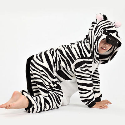 ชุดนอนสำหรับเด็ก Kigurumi ZEBRA onesie ไซส์ M(5-6 ปี)