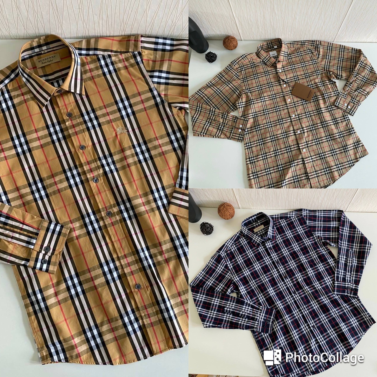 เสื้อเชิ้ตแขนยาวชาย bb size m-xxl