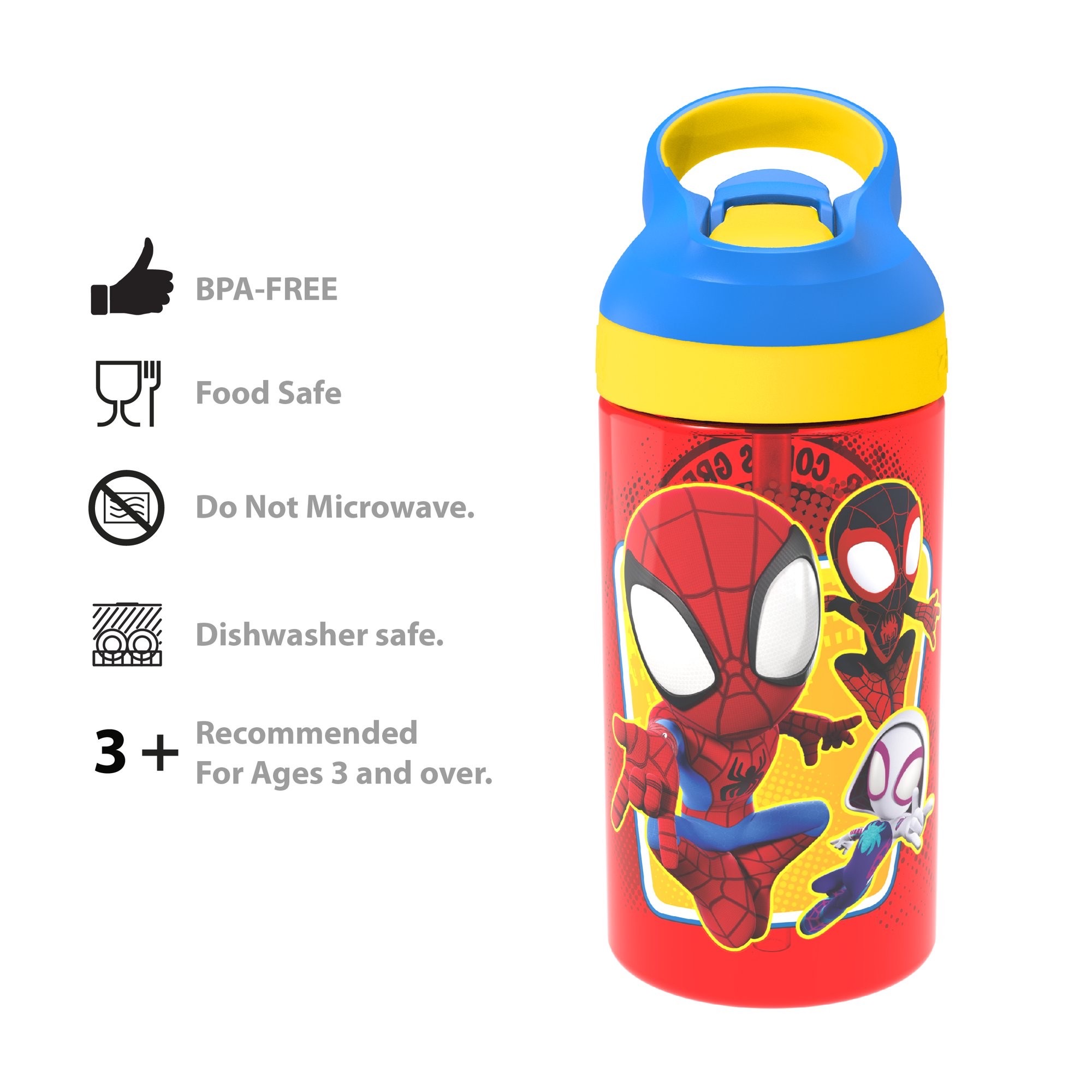 ชุดอุปกรณ์รับประทานอาหาร Zak! Spider-Man 5-Piece Dinnerware Set