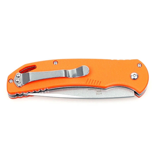 มีดพับ GANZO Firebird F7582-OR Folding Knife Button Lock (ด้ามสีส้ม)