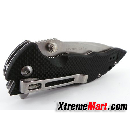 มีดพับ Sanrenmu 9054SUC-GH No Lock Stainless Steel Folding Knife (สีดำ)