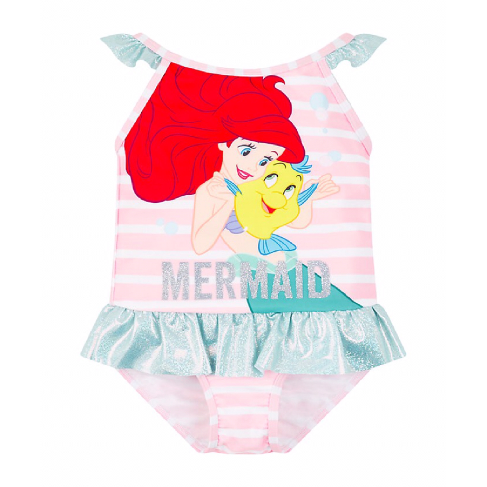 ชุดว่ายน้ำสำหรับเด็กเล็ก mothercare Disney Ariel Swimsuit