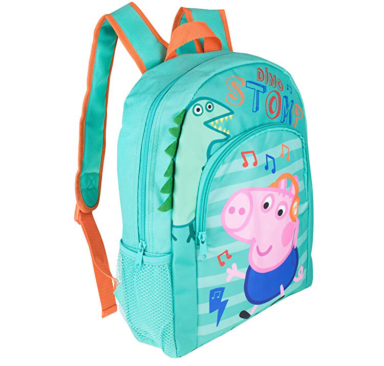 กระเป๋าเป้สะพายหลังสำหรับเด็ก Character UK George Pig Backpack for Boys & Girls