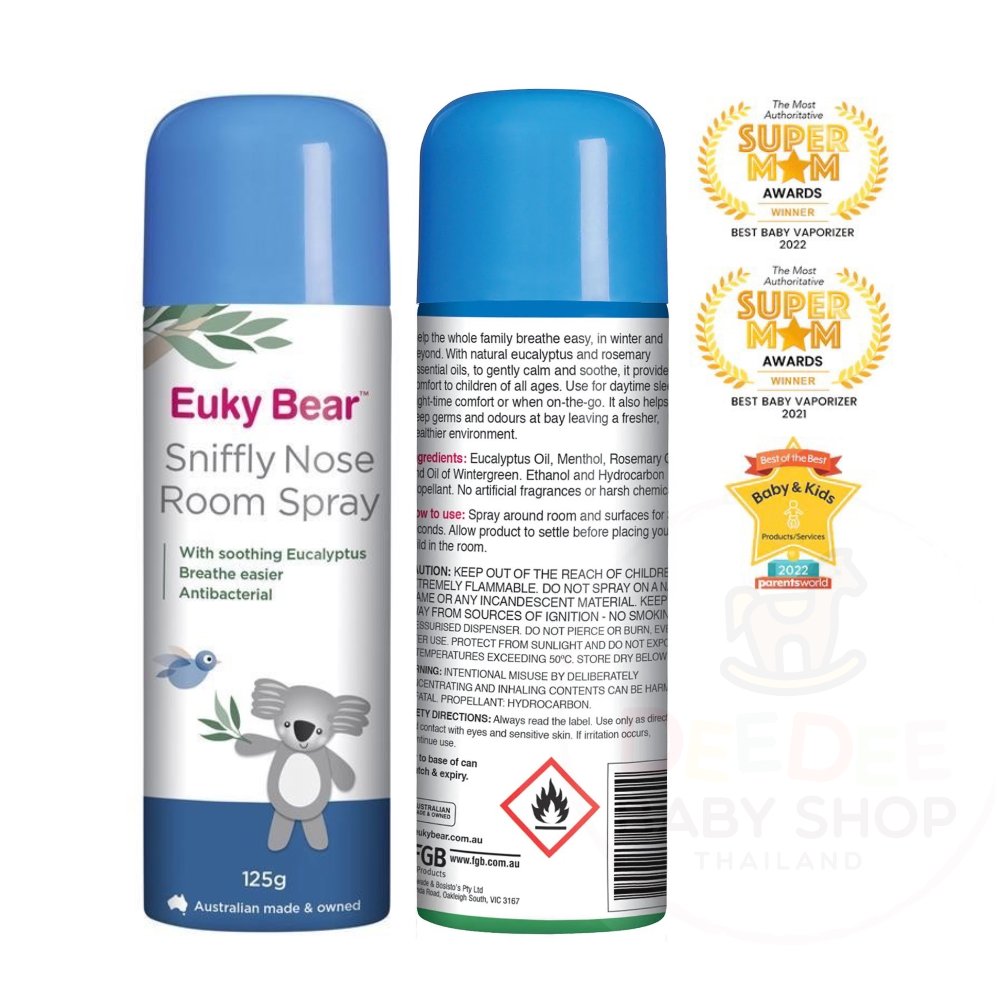 สเปรย์เอนกประสงค์ Euky Bear Sniffly Nose Room Spray