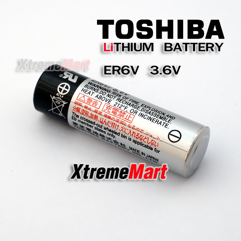 แบตเตอรี่ TOSHIBA ER6V/3.6V 2400mAh Lithium PLC Industrial Battery (ก้อนละ)