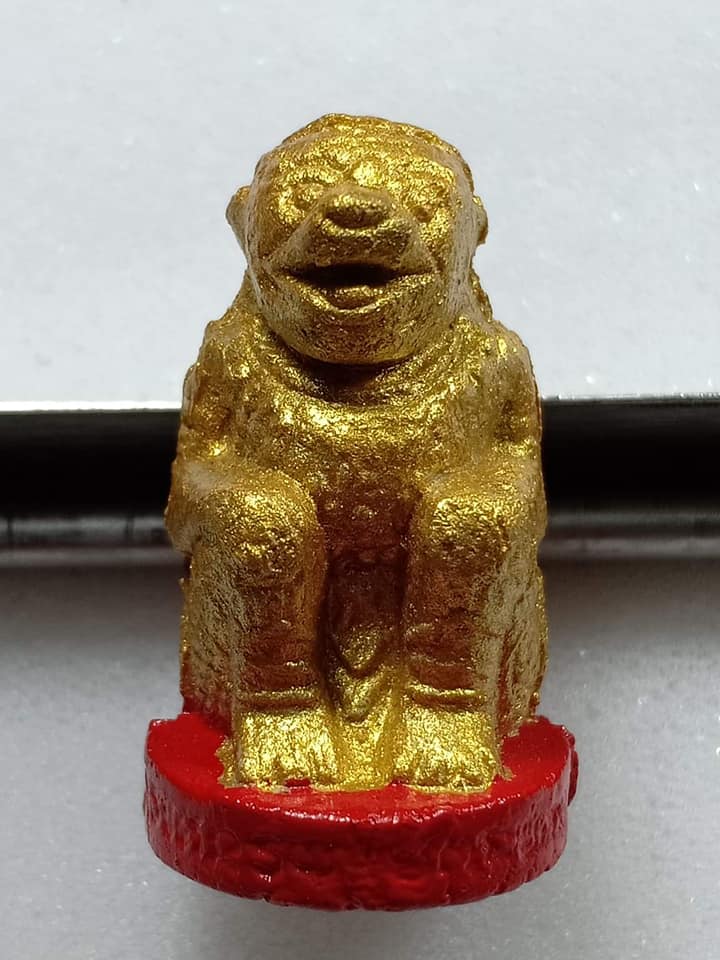 หนุมาน เนื้อผงชมพูนุช ผสมว่าน108 วัดซับลำใยปี 43 หลวงปู่หมุนและอาจารย์ตั้ว ปลุกเสก