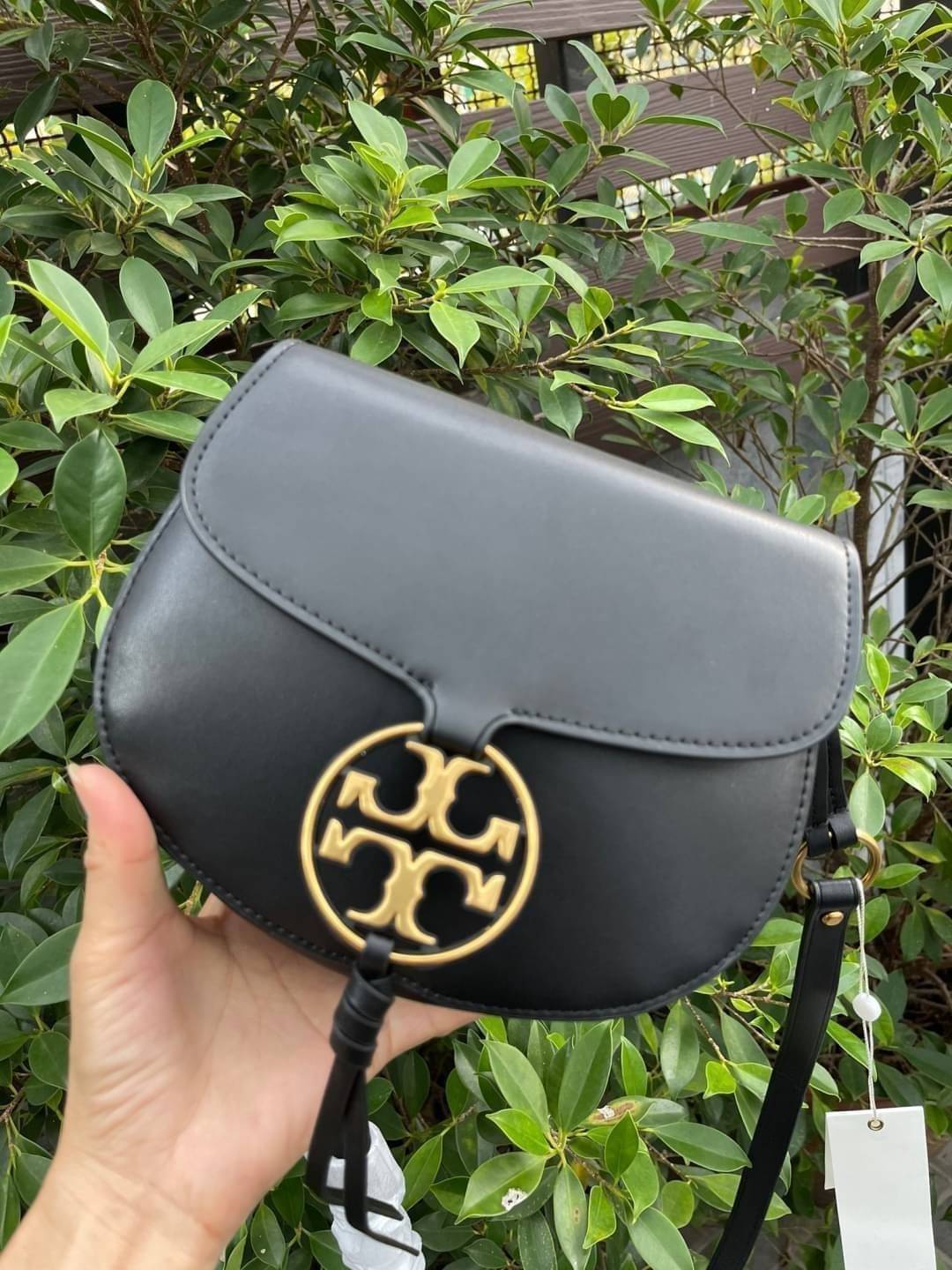 Tory Burch Miller Metal Saddle Bag (แอดไลน์ก่อนสั่งซื้อ)