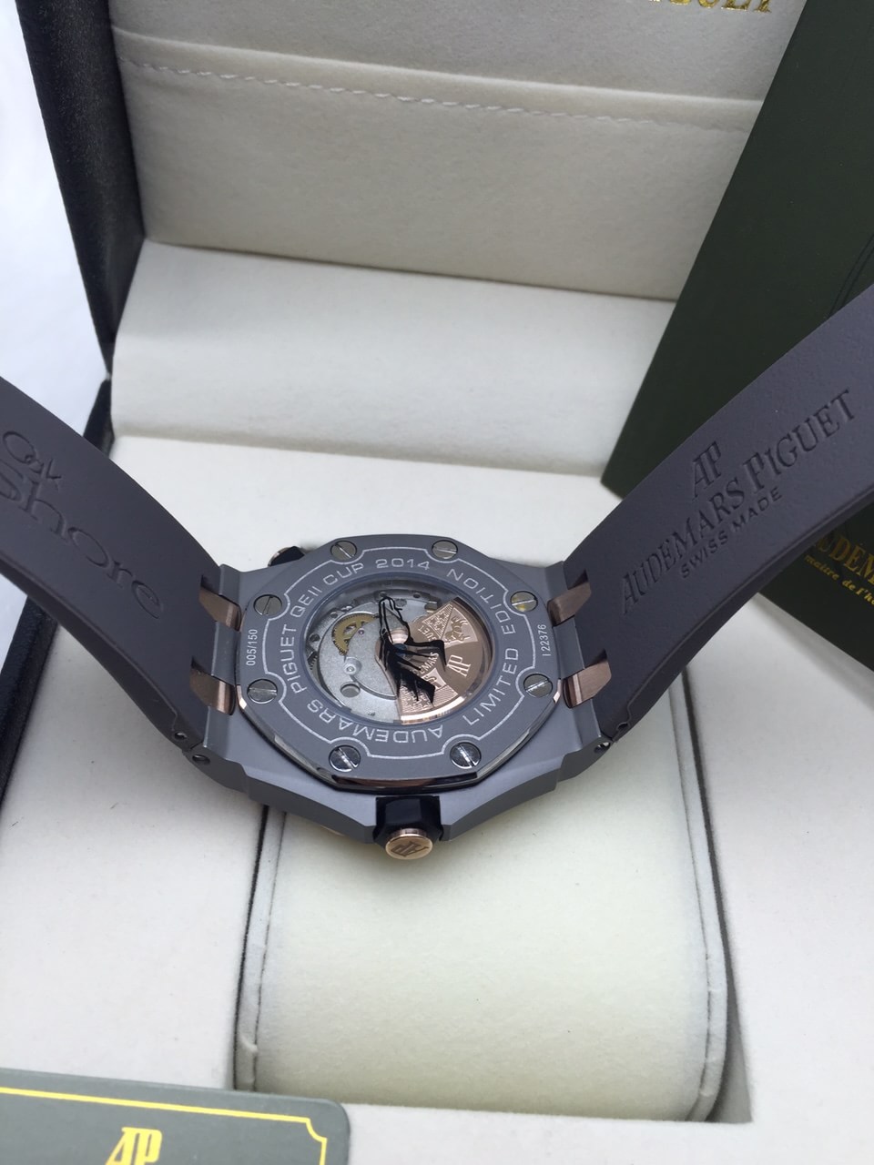 นาฬิกา Audemars Piguet Royal Oak Offshore ตัวเรือนสีเทา เกรด Mirror ดีไซน์สปอร์ต