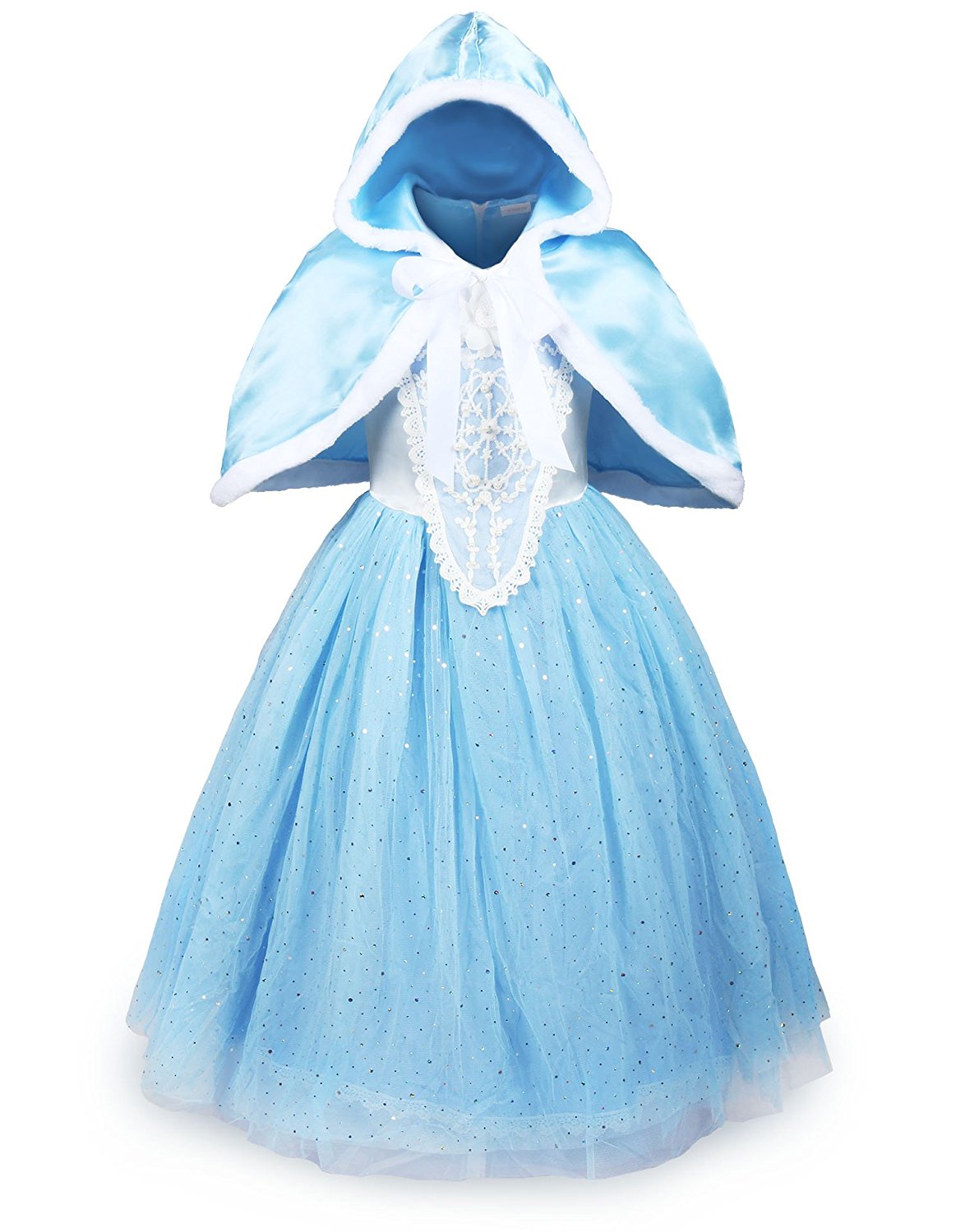 ชุดคอสตูมเจ้าหญิงซินเดอเรลล่า ReliBeauty Girls รุ่น Sequin Cinderella Dress Costume