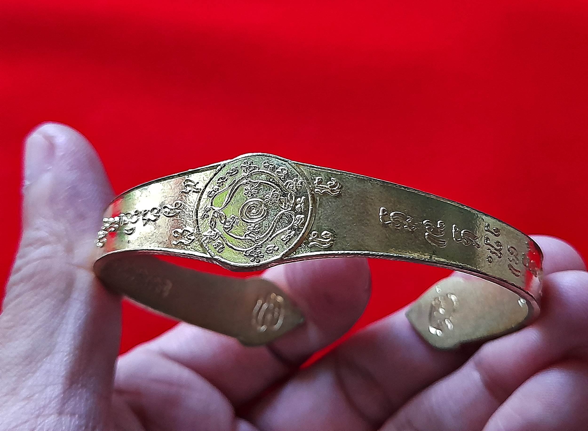 กำไล ข้อมือ พญาจิ้งจกคู่ + พญาเต่าเรือน (เมตตา ค้าขาย) รุ่น4 เนื้อทองเหลือง(ขนาดฟรีไซด์) ปี2563 #รับประกันแท้ - หลวงพ่อพิมพ์ วัดพฤกษะวัน (ศิษย์ หลวงพ่อหน่าย วัดบ้างแจ้ง) จ.พิจิตร