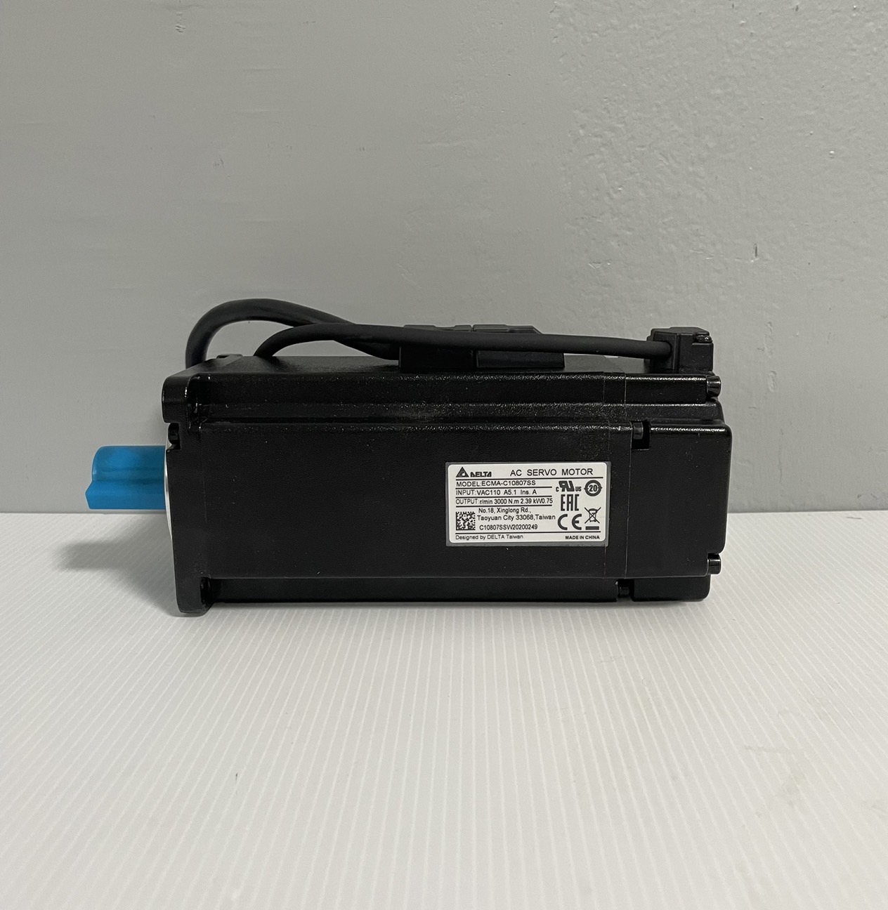 Delta AC Servo Motor Model:ECMA-C10807SS 750W (with brake)