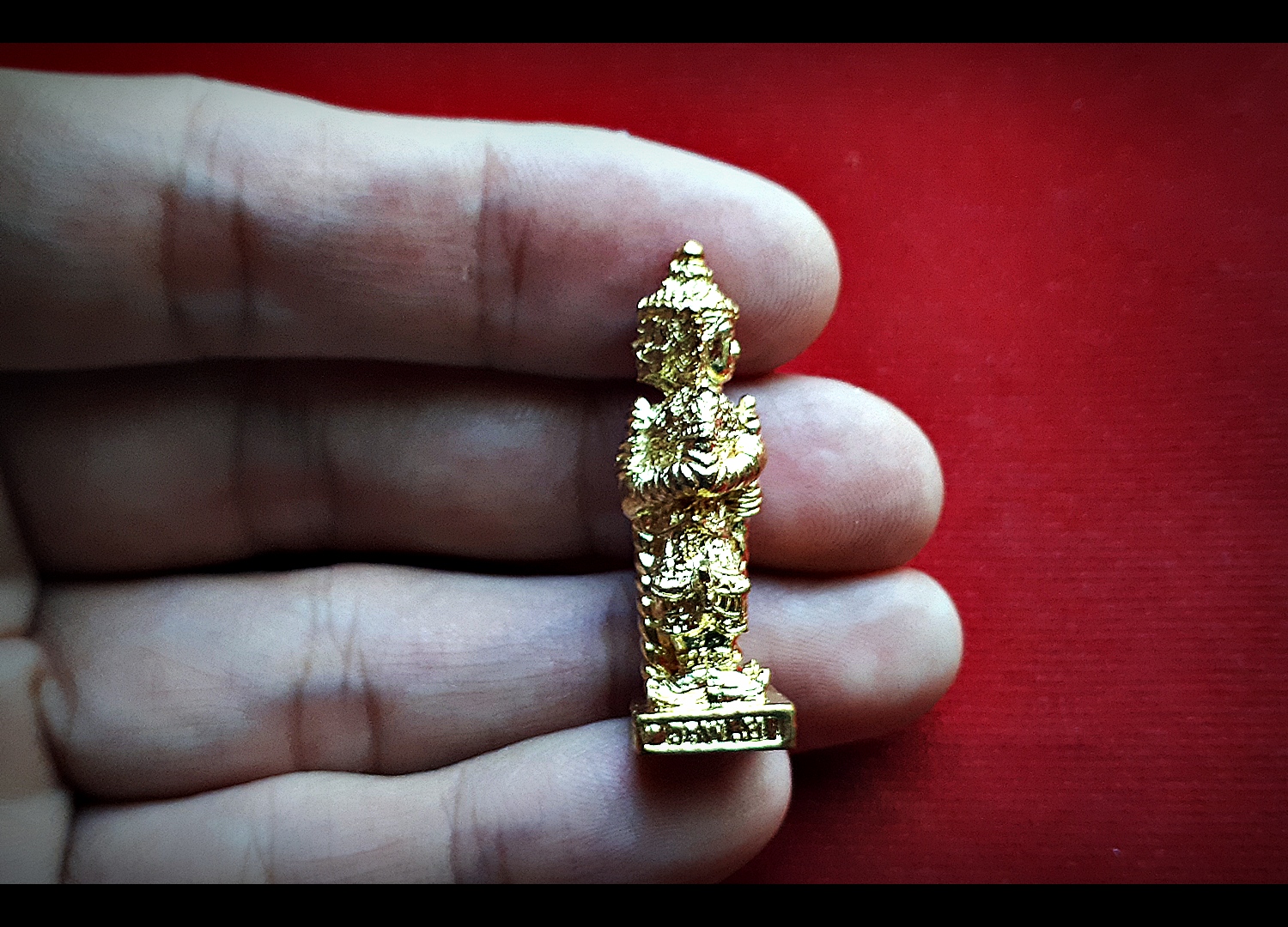 รูปหล่อ ท้าวเวสสุวรรณ (2หน้า เทพ ยักษ์) (ขนาดพกพา ห้อยคอ ) เนื้อทองลำอู่ ปี2563 #รับประกันแท้ - หลวงพ่อเล็ก วัดท่าขนุน (ปลุกเสก ณ วัดพุทธพรหมยาน)