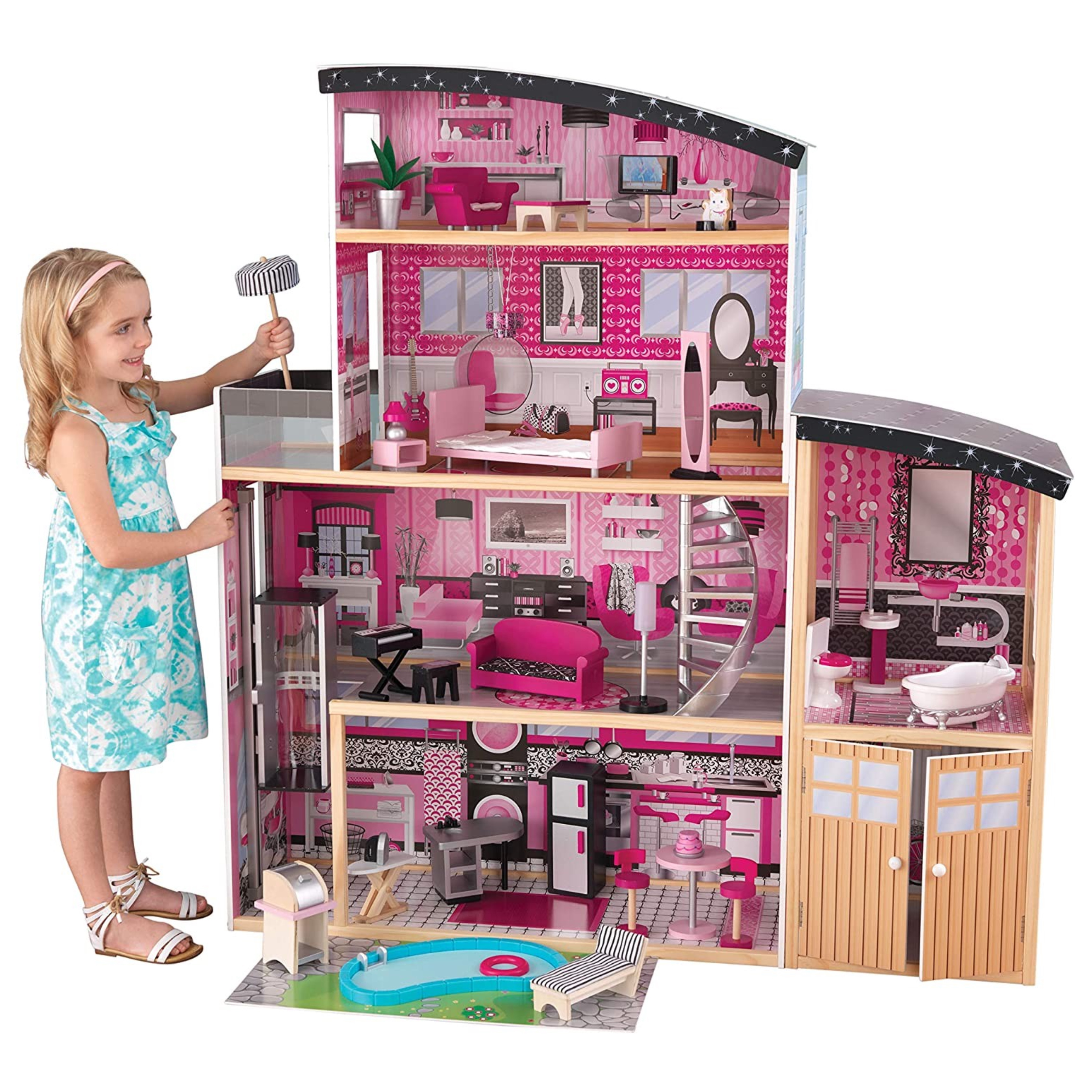 บ้านตุ๊กตาสุดหรูหลังใหญ่พิเศษ KidKraft Sparkle Mansion Dollhouse